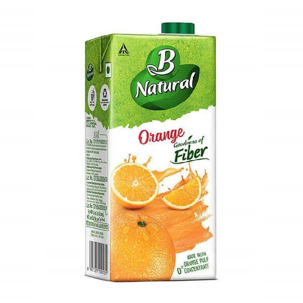 B Natural Orange Fruit Pack 
